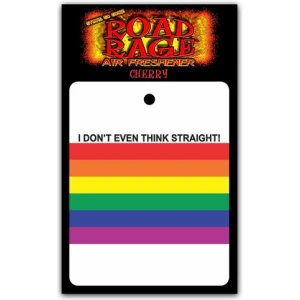 I Don't Even Think Straight Road Rage® Auto Air Freshener - Cherry Fragrance
