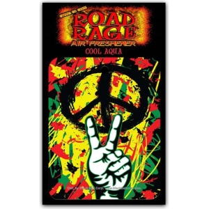 Peace Graffiti Road Rage® Air Freshener - Cool Aqua Fragrance
