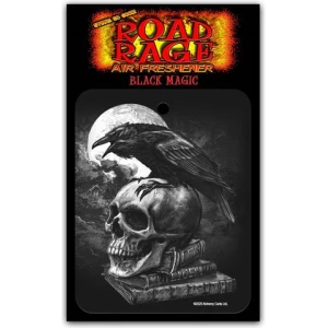 Poe's Raven Skull Road Rage®Air Freshener - Black Magic Fragrance