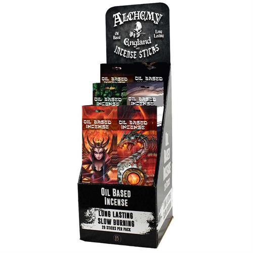 Alchemy Incense Display - 48pk - 8 Each Design/Scent