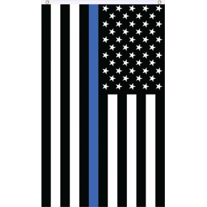 Thin Blue Line Police Fly Flag 3' x 5'