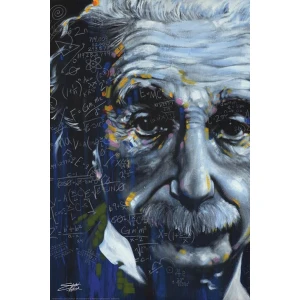Einstein - It's All Relative Poster by: Stephen Fishwick - 24" x 36"