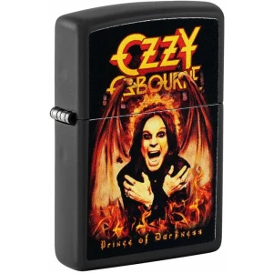 Ozzy Osbourne Black Matte Zippo Lighter