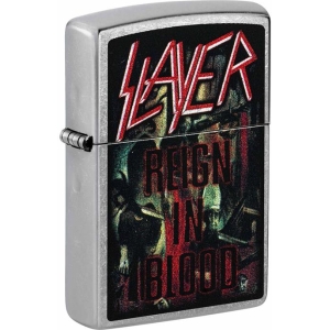 Slayer Reign in Blood Street Chrome Zippo Lighter