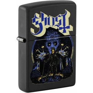 Ghost Black Matte Zippo Lighter