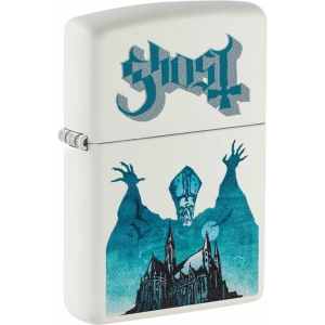 Ghost White Matte Zippo Lighter