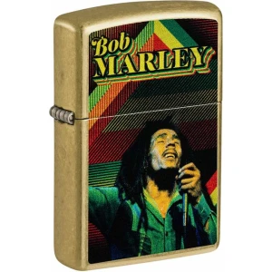 Bob Marley Street Brass Zippo Lighter