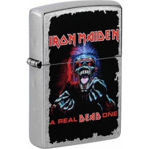 Iron Maiden - A Real Dead One Street Chrome Zippo Lighter