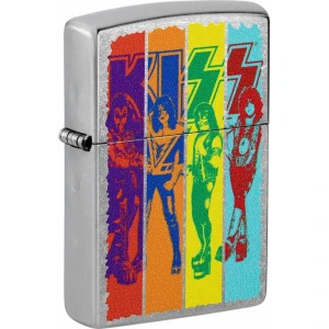 KISS Street Chrome Zippo Lighter