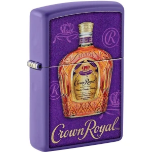 Crown Royal Deluxe Purple Matte Zippo Lighter