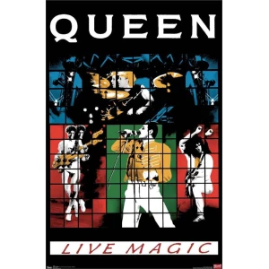 Queen - Live Magic - Music Poster - 22.375" x 34"