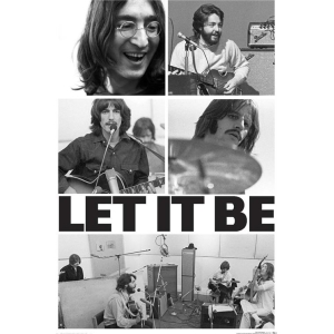 The Beatles - Let It Be Compilation - Music Poster - 22.375" x 34"
