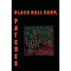 Lamb of God -  Ashes of the Wake 4" x 4" Printed Woven Patch