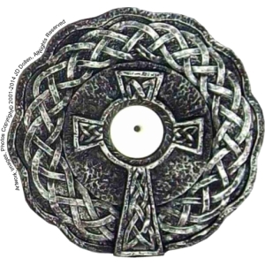Celtic Round Polyresin Incense Burner