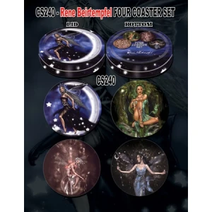 Fairies by Renee Biertempfel Coaster - Set of 4