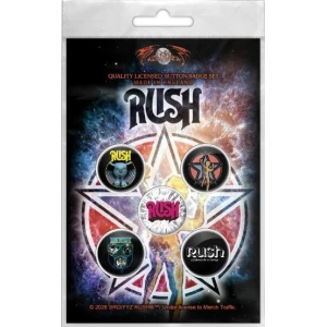 Rush - Starman Button Set (Pack of 5)
