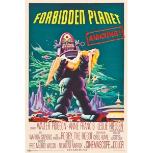 Forbidden Planet Retro Movie Poster - 24" x 36"
