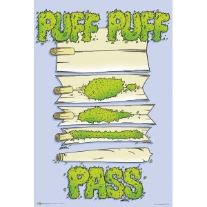 Puff Puff Pass by Trog Poster - 24" x 36"