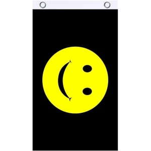 Smiley Face Fly Flag 3' x 5'